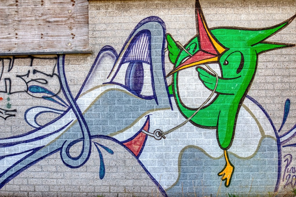 HDR Doel belgie belgique urbex decay verlaten spookdorp spookstad kerncentrale graffiti